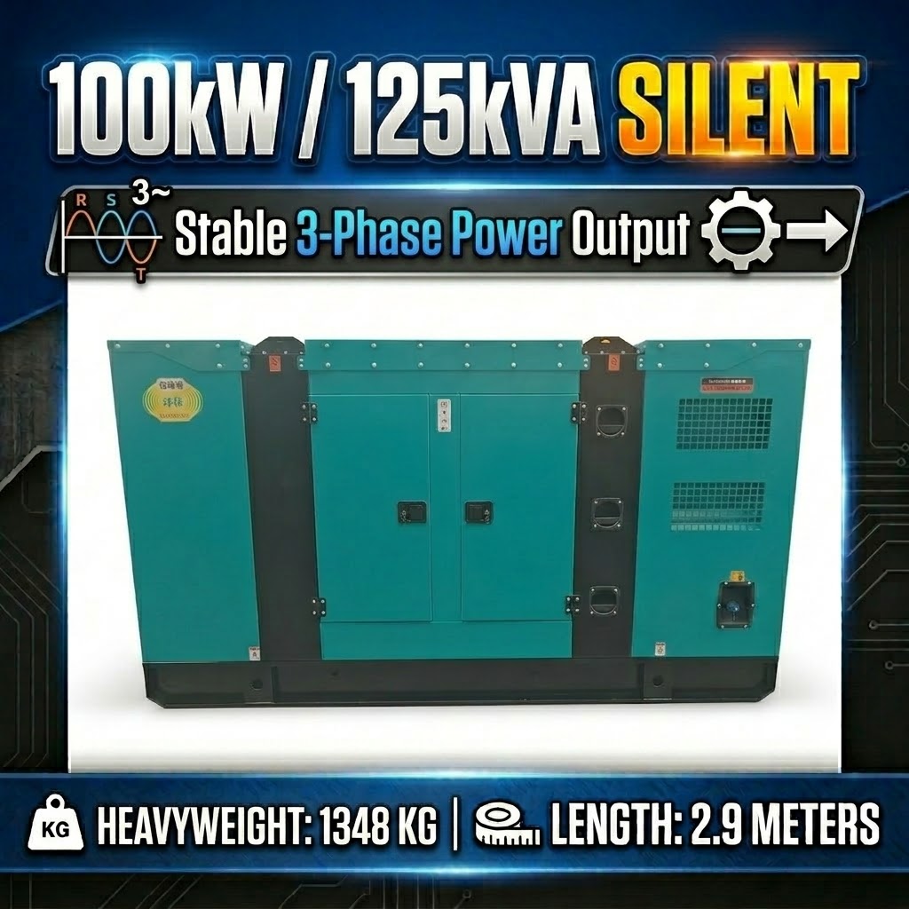 100kW Silent Generator