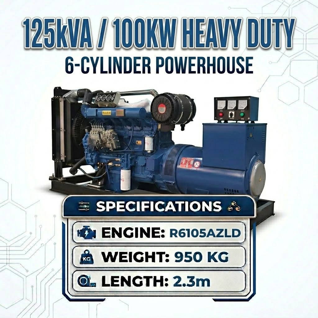 100kW Open Type Diesel Generator