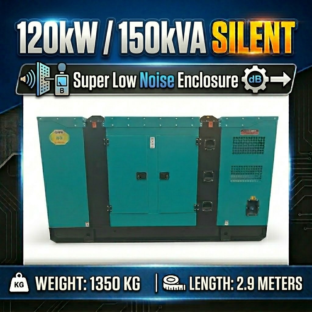 120kW Silent Generator
