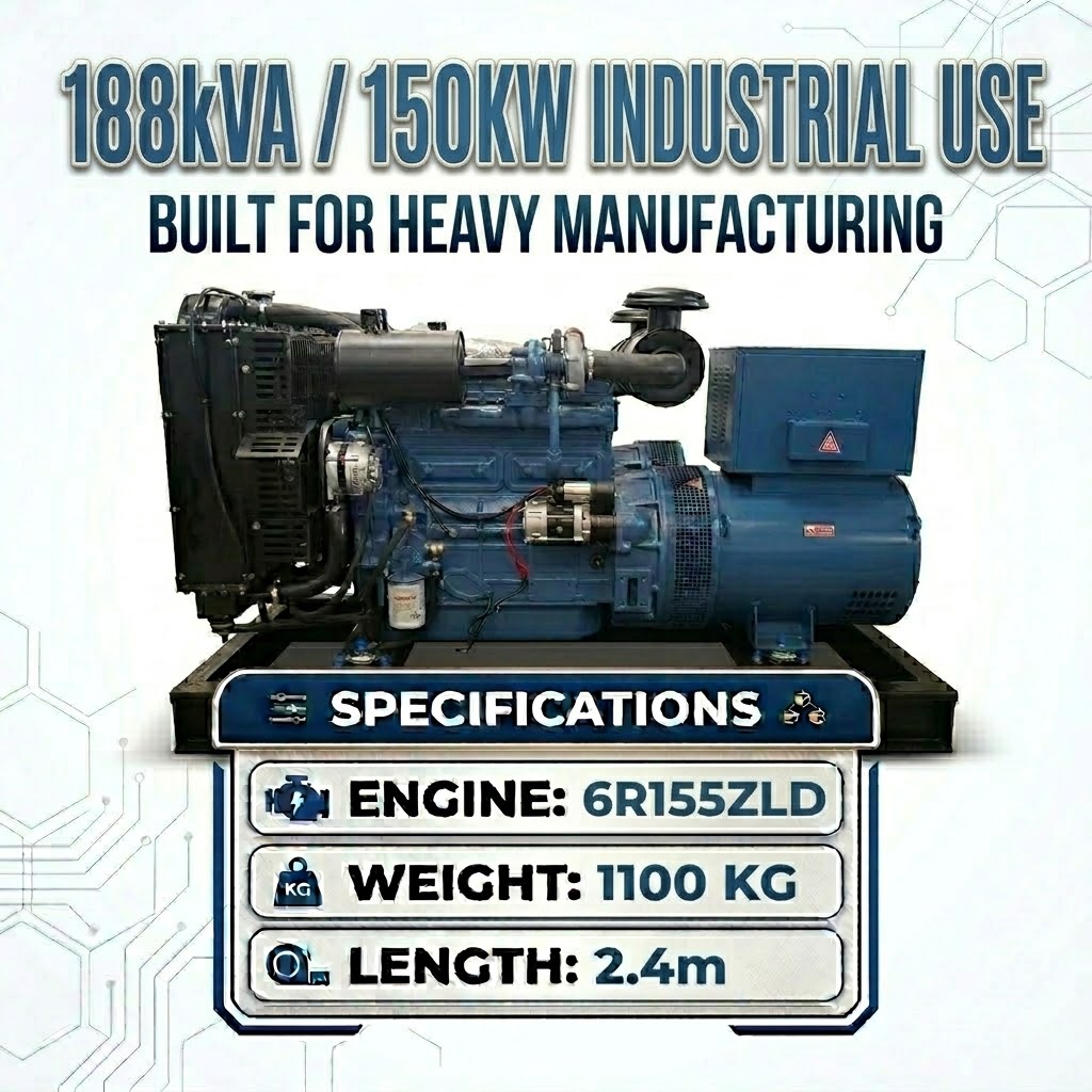 150kW Open Type Generator