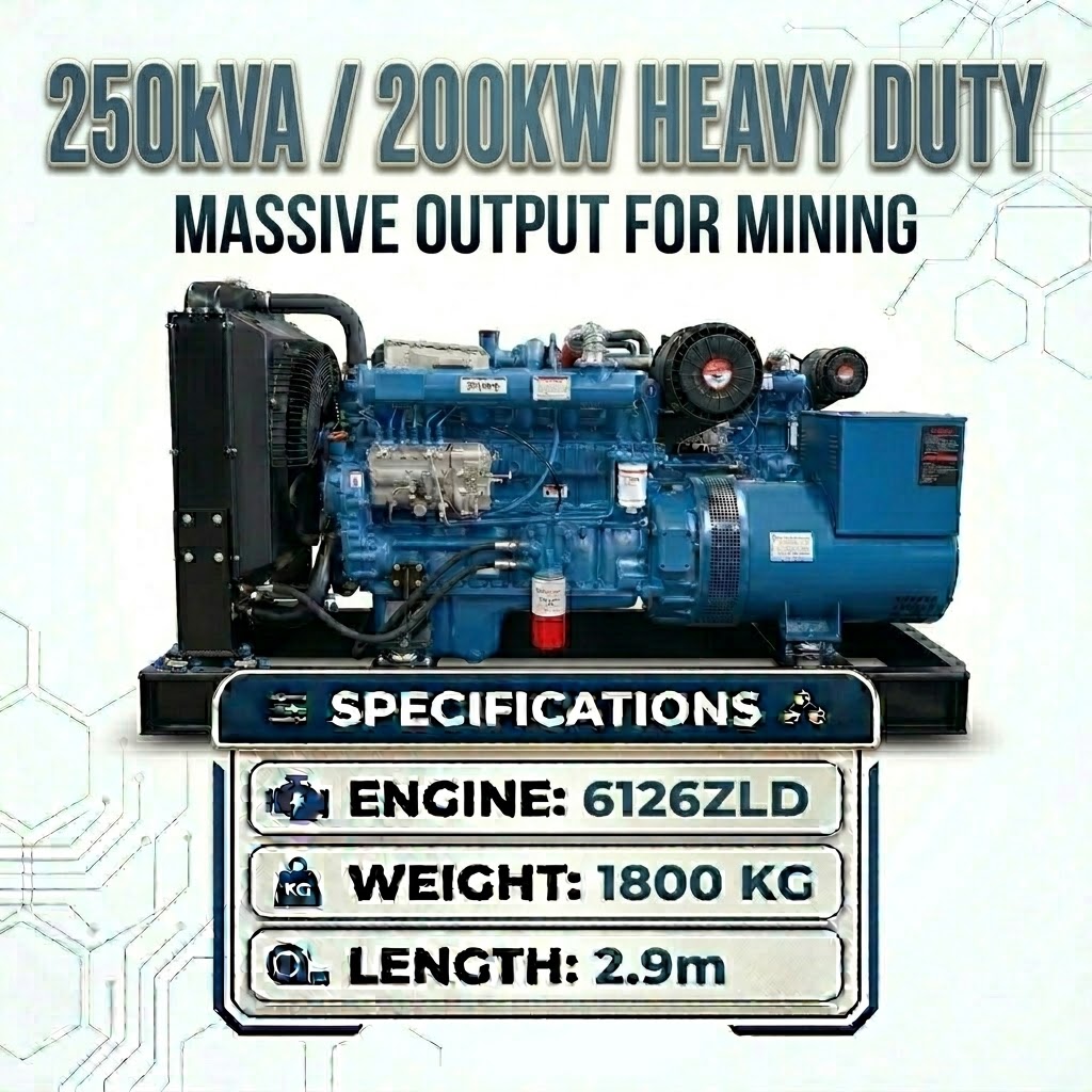 200kW Open Type Generator