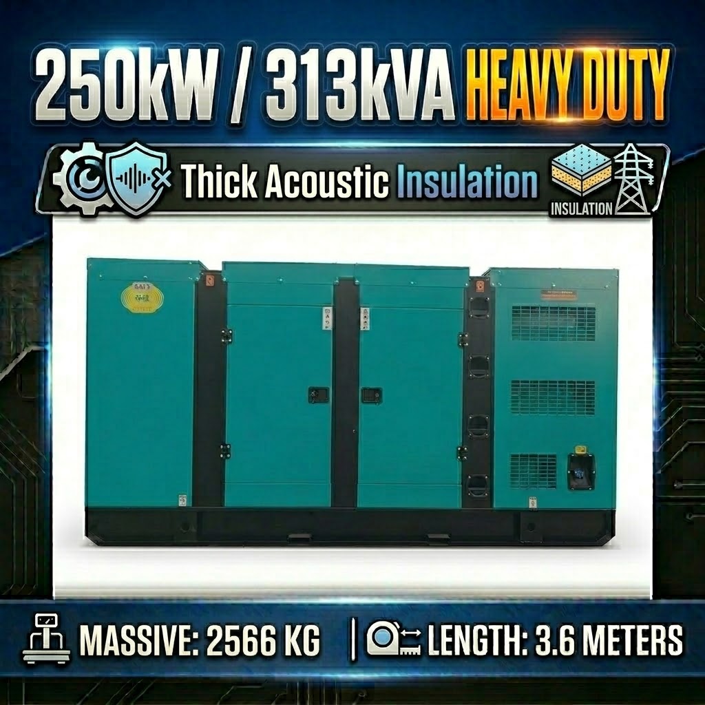 250kW Silent Generator