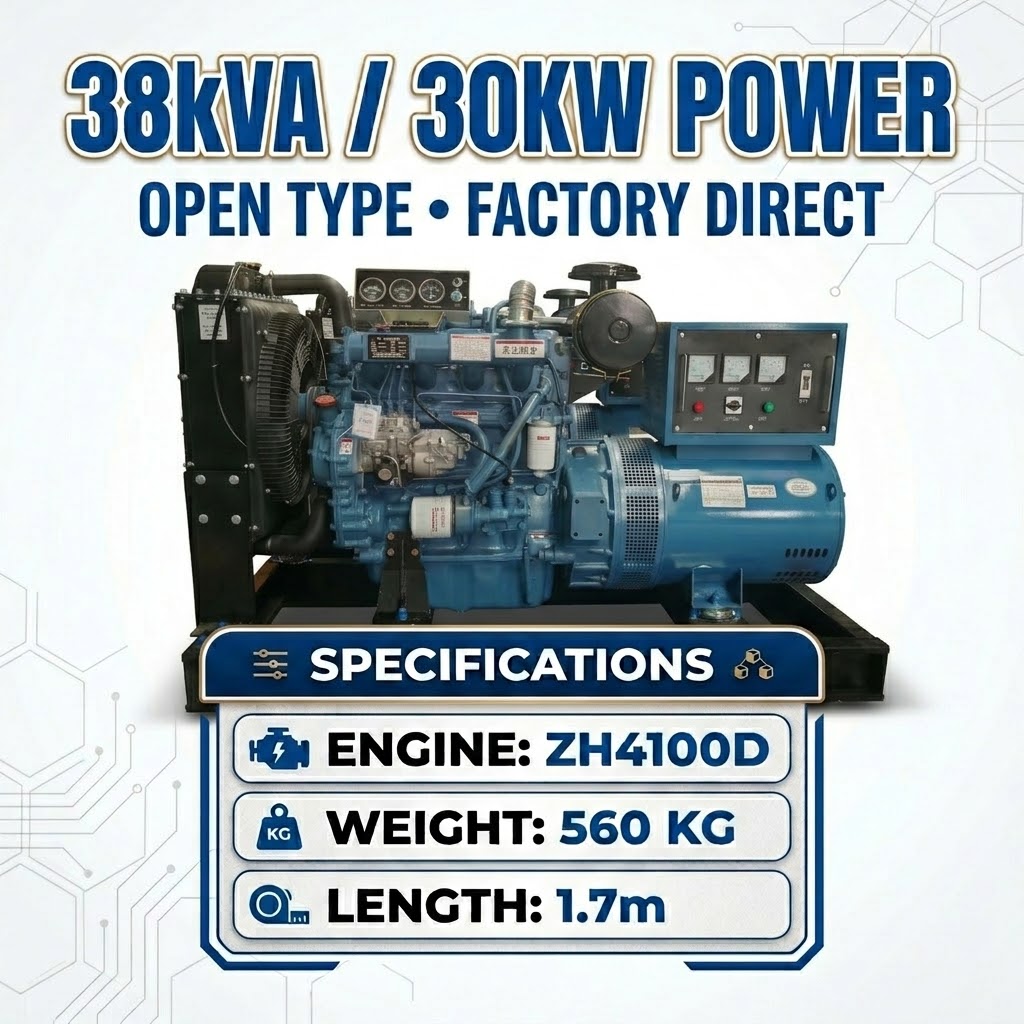 30kW Open Type Generator