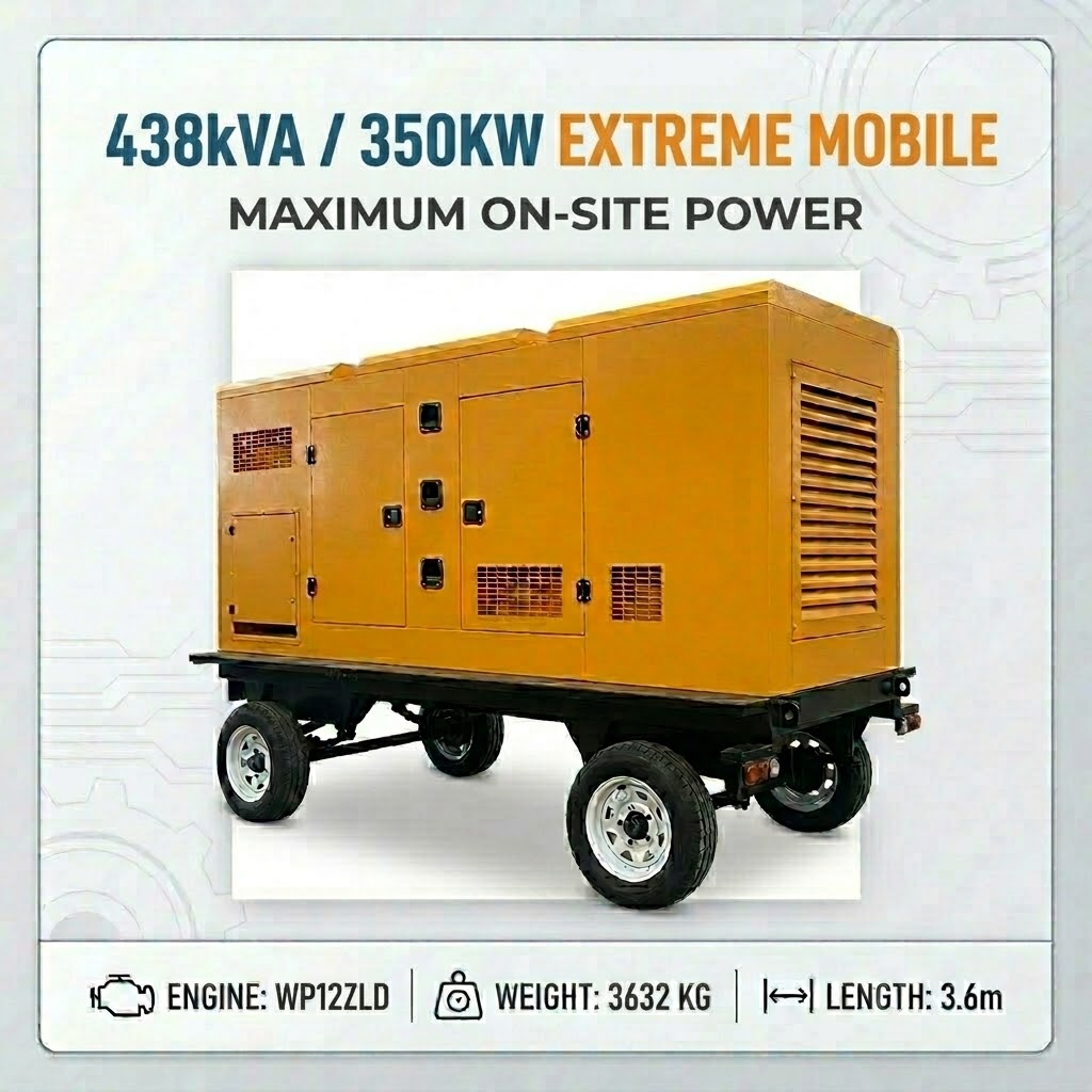 350kW Mobile Trailer Generator