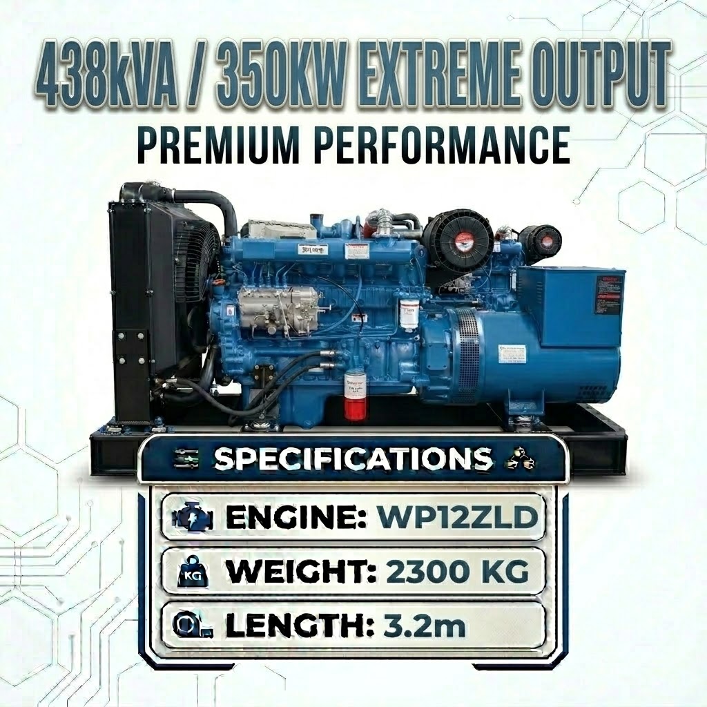 350kW Open Type Generator