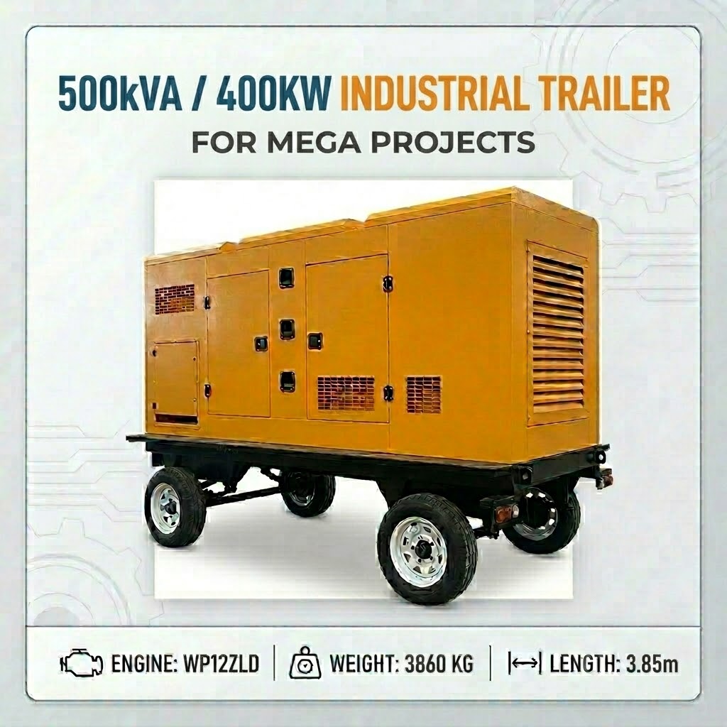 400kW Mobile Trailer Generator