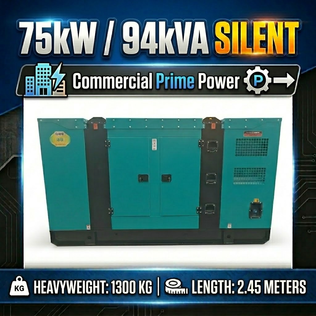75kW Silent Generator